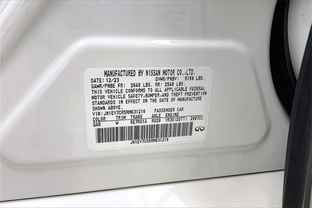 2024 INFINITI Q50 SENSORY