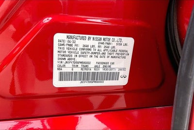 2023 INFINITI Q50 Red Sport 400