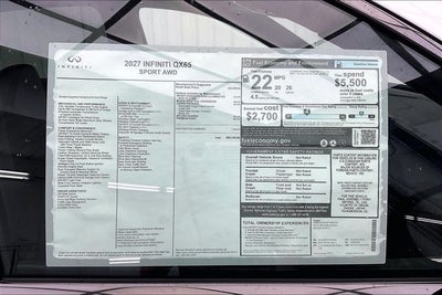 2027 INFINITI QX65 SPORT InStock