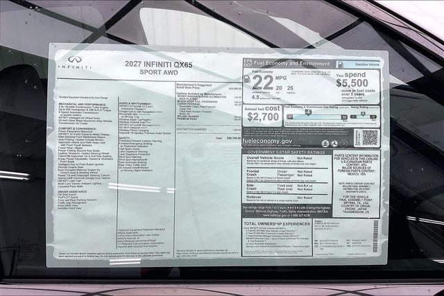 2027 INFINITI QX65 SPORT InStock