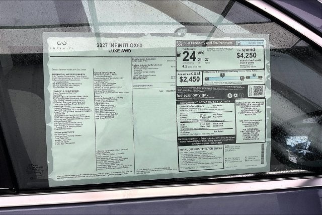 2027 INFINITI QX60 LUXE InStock