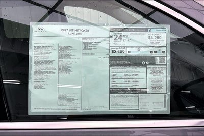 2027 INFINITI QX60 LUXE InStock