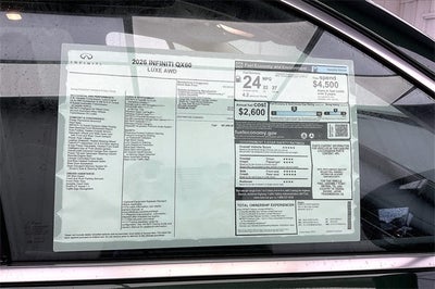 2026 INFINITI QX60 LUXE