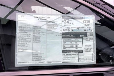 2026 INFINITI QX60 SPORT