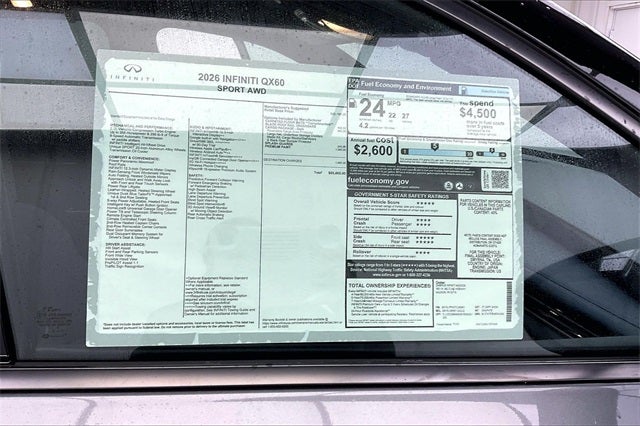 2026 INFINITI QX60 SPORT