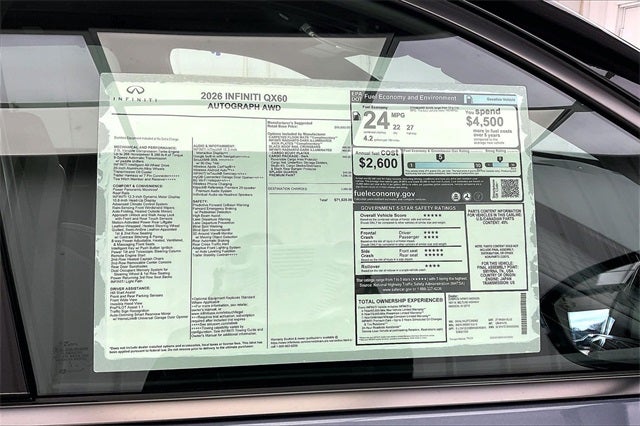 2026 INFINITI QX60 Autograph
