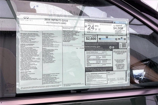 2026 INFINITI QX60 Autograph