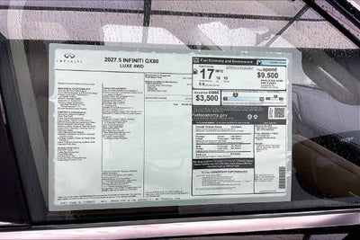 2027 INFINITI QX80 LUXE InStock