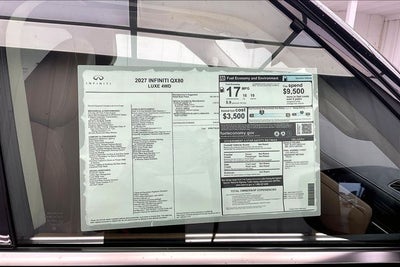 2027 INFINITI QX80 LUXE InStock
