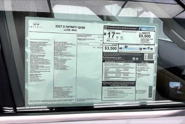 2027 INFINITI QX80 LUXE InStock