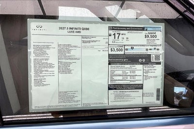 2027 INFINITI QX80 LUXE InStock