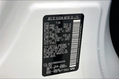 2027 INFINITI QX80 LUXE InStock