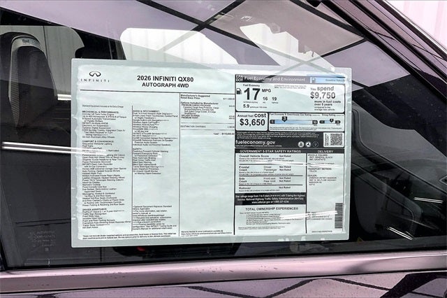 2026 INFINITI QX80 AUTOGRAPH