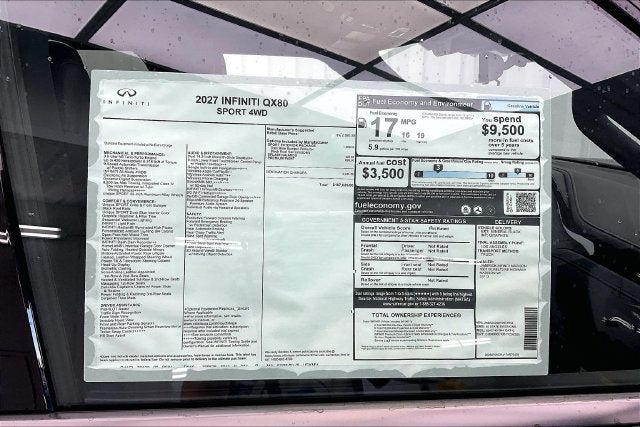 2027 INFINITI QX80 SPORT InStock