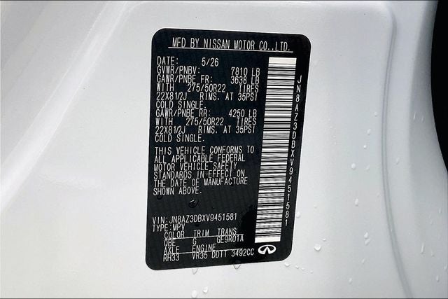 2027 INFINITI QX80 SPORT InStock