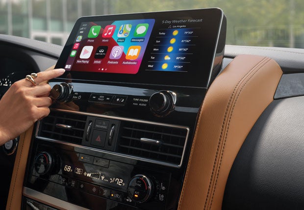 2024 INFINITI QX80 Key Features - WIRELESS APPLE CARPLAY® INTEGRATION | Zimbrick INFINITI of Madison in Madison WI
