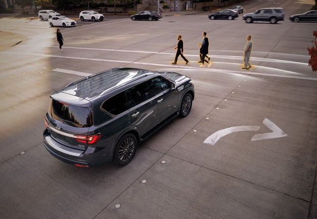 2024 INFINITI QX80 Key Features - PREDICTIVE FORWARD COLLISION WARNING | Zimbrick INFINITI of Madison in Madison WI