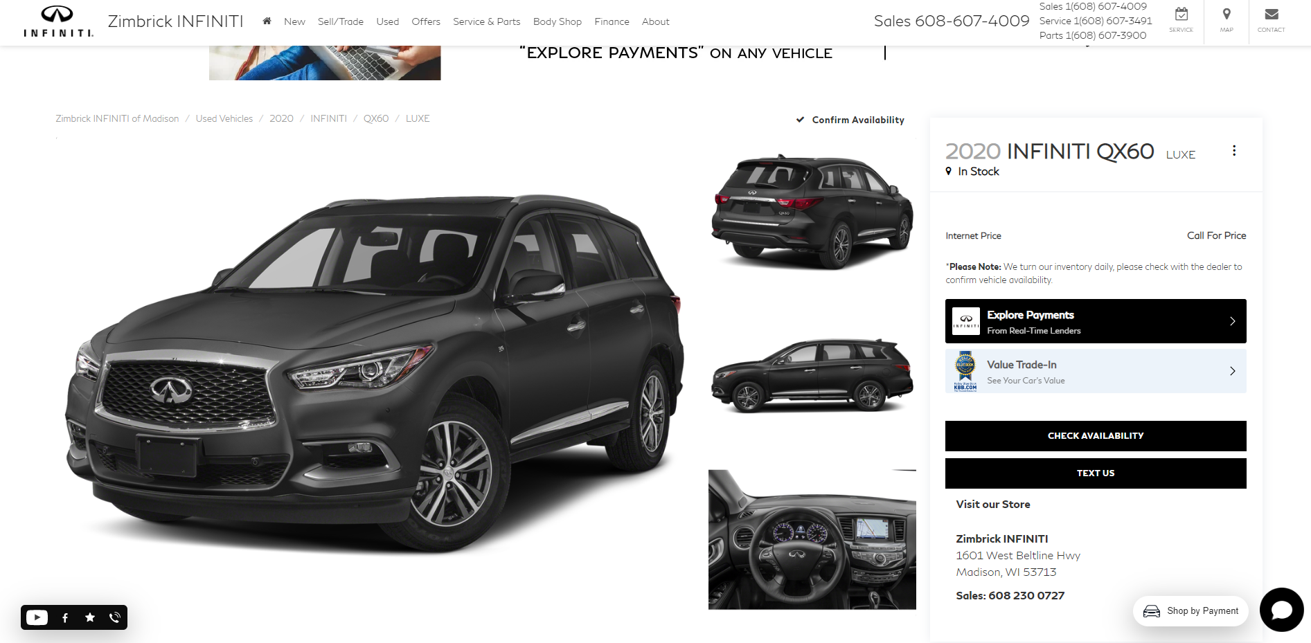 Zimbrick Infiniti VDP